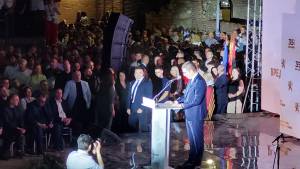ВМРО-ДПМНЕ го прослави роденденот со собир во амфитеатарот во Хераклеја