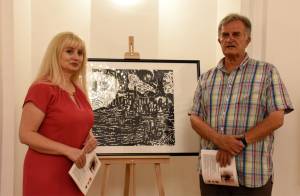 Во Офицерски, отворена изложбата на графики од Роберт Михајловски „Еден друг круг“