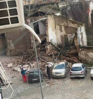 Куќата што се сруши во центарот на Битола била на познати бизнисмени од градот