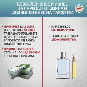 Што може да носите при влез и излез од државата