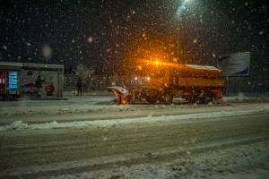 Снежна вечер во Битола, Коњановски најави дека сите возила на „Нискоградба“ ќе останат на терен