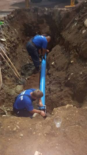 ЈКП Водовод Битола-Саниран дефектот кај Старата автобуска станица