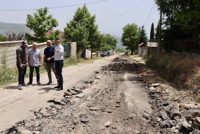 Почна реконструкцијата на локалниот пат за село Магарево