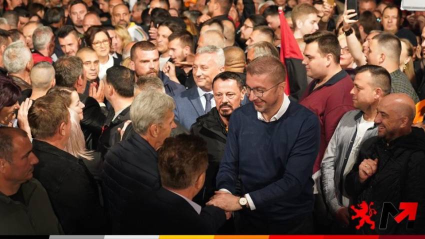 Мицкоски: ВМРО-ДПМНЕ партнерот ќе го бара во албанската опозиција, а за ДУИ време е за опозиција и одговорност