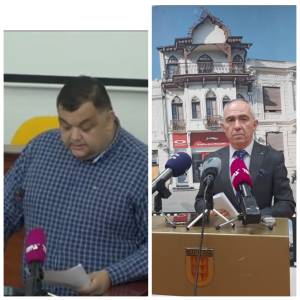 Фото: Зоран Ѓоргиев -НСДП и Тони Коњановски, градоначалник 