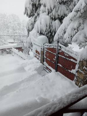 Над метро снег во Потпелистерско Нижеполе (фотогалерија)