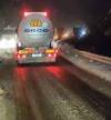 Забрана за товарни возила на Ѓавато поради обилни врнежи од снег