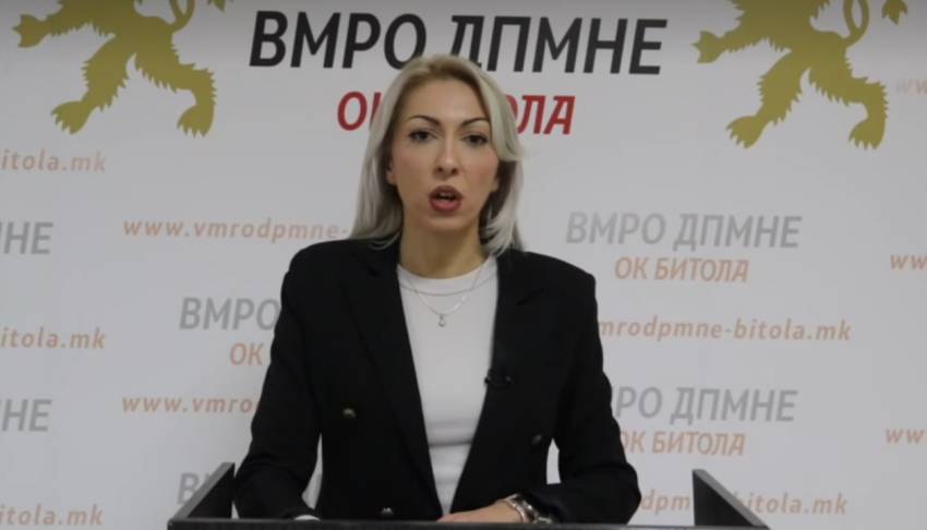 Портпаролката на ОК  ВМРО ДПМНЕ Битола, Ангела Здравковска му порача на лидерот на битолскиот СДСМ: И овој пат сте ја промашиле поентата господине Крајовски