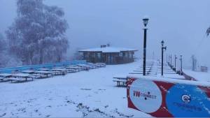 Нов снег на ски стазата Нижеполе