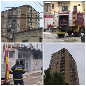 Човек изгоре во  пожар на 11 кат   во висококатницата кај училиштето „Кирил и Методиј“