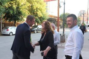 Лидерот на владеачката ВМРО-ДПМНЕ, Христијан Мицкоски вечерва на средба со членството во Битола