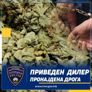 СВР Битола-Тројца млади во Битола фатени со дрога од кој еден е малолетник