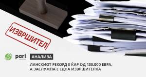 „ПАРИ“ открива: 3,4 МИЛИОНИ ЕВРА ПРОФИТ СОБРАЛЕ ЛАНИ ИЗВРШИТЕЛИТЕ